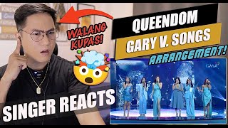 QUEENDOM  Gary Valenciano Songs  October 15  2023 AllOut Sundays  SINGER REACTION [upl. by Brenton672]