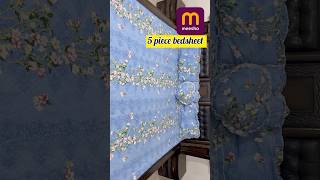 5 piece bedsheet🛍️ review unboxing viralvideo viralshort bedsheet MrsChoudhary91 [upl. by Raphael]