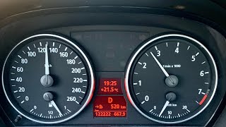 BMW 325i E90 N52B25 Acceleration 0140 kmh [upl. by Audun]