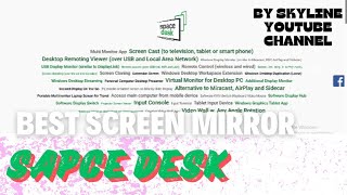 SPACE DESK Best Screen Mirror [upl. by Annaeerb]