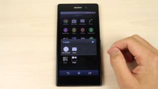 How to reorganize and remove page apps and widgets on Sony Xperia Z1 [upl. by Dolores493]