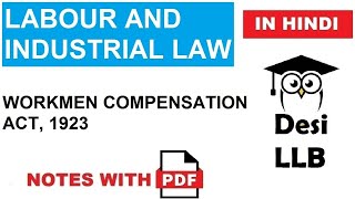 Workmen Compensation Act [upl. by Otrepur209]