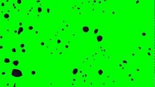 rotating asteroid field  green screen effect [upl. by Yale552]