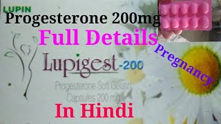 Progesterone Lupigest Progesterone Soft Gelatin 200 Capsules Micronised Progesterone 200 Capsules [upl. by Valentine]