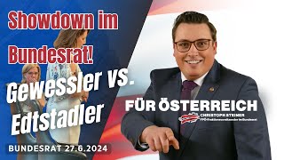 Showdown im Bundesrat GEWESSLER VS EDSTADLER [upl. by Sawyer143]