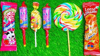 Satisfying video Asmr lollipops candy and chocolate gummy candy unboxing video Asmr [upl. by Brina44]