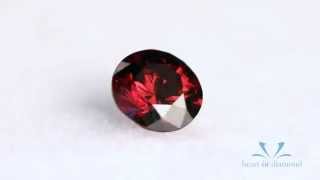 Red Heart In Diamond Round Cut [upl. by Harahs661]