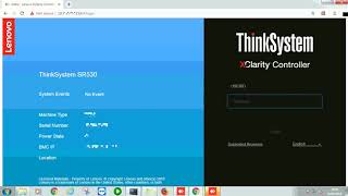 Cara login Lenovo xClarity Controller dengan default username password [upl. by Nodnerb]