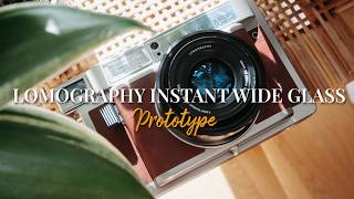 Lomographys NEW INSTAX Camera Lomo Instant Wide Glass Review [upl. by Linda]