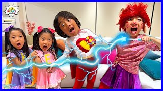 Superhero Kids Ryan and his sisters 1hr kids video [upl. by Milda]