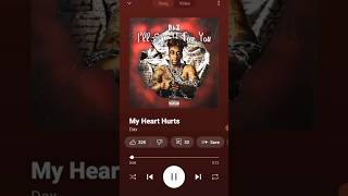 Dax  My Heart Hurts lyrics trending foryou hiphop artist dax myhearthurts rap singers [upl. by Anuait327]