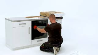 How to install your Electrolux Oven with Hob  Built Under installation [upl. by Buddie349]