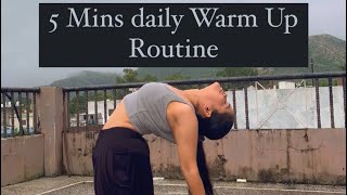 5 Minutes Everyday WarmUp Routine🩵 [upl. by Peery]