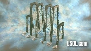 G Scale Trains UnBoxing  Empire Rail Works Single and Double Tall Trusses [upl. by Maupin]