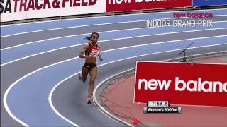 2012 New Balance Indoor Grand Prix  New Balance Womens 3000m [upl. by Carlin]