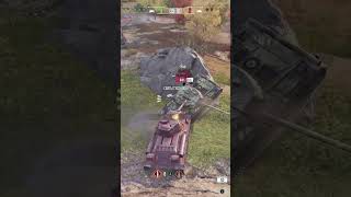 world of tanks Ragnarok T34100 растоптал противника [upl. by Annahsal]