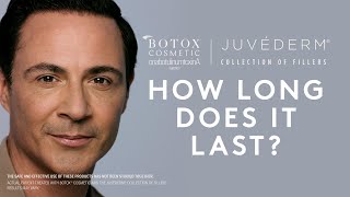 Duration 101  How long BOTOX® Cosmetic or JUVÉDERM® Fillers results last [upl. by Friede]