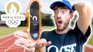 ❌ ASÍ ES EL TECH DECK OLÍMPICO PARIS 2024 OFICIAL✅ Alec Fingerboard [upl. by Nyliac]