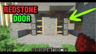 How to make Redstone door in Minecraft 2024 New update [upl. by Merissa433]