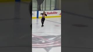 Amber Glenn’s Triple Axel in Practice at the 2024 US Figure Skating Championships figureskater [upl. by Dlabihcra]