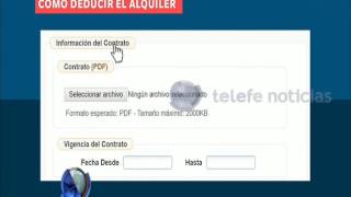 Cómo deducir el alquiler  Telefe Noticias [upl. by Duston]