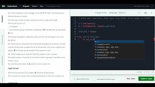 Hackerrank Python Solution 11 Sets  Python The Captains Room [upl. by Assanav125]