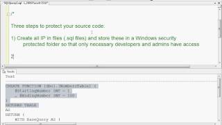 How to Encrypt Your Source Code in SQL Server [upl. by Inaj]