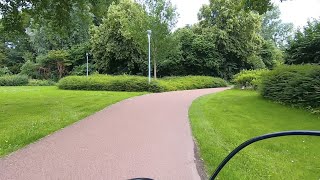 Cycling across beautiful areas of Hoofddorp Netherlands [upl. by Ellenwahs]