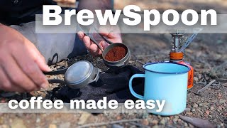 MOTO CAMPING COFFEE MADE EASY  Great Coffee in Minutes  BREWSPOON  Honda CB500X NX500 [upl. by Delahk]