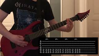 Bloodywood  Dana Dan Guitar Cover  Tabs [upl. by Eedrahc594]