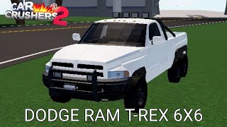 Dodge Ram Trex 6x6 roblox carcrusher2 [upl. by Ruyam]