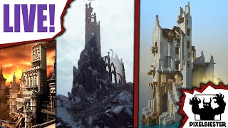 🔴 Minecraft FantasyRuine bauen😆 PIXELBIESTER  Livestream [upl. by Marozik]