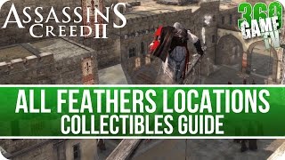 Assassins Creed II All Feathers Locations  In Memory of Petruccio Achievement  Trophy Guide [upl. by Arais863]