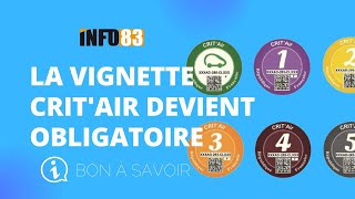 La vignette Crit’air bientôt une obligation pour les automobilistes Varois [upl. by Cati]