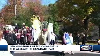 New Hampshire fair season wraps up this week with The Sandwich Fair [upl. by Ellard]