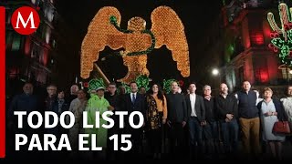 Encienden alumbrado monumental en Zócalo por Fiestas Patrias 2024 [upl. by Mercado196]