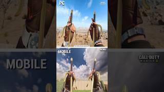 CODM DUAL SAI MELEE WEAPON PC vs Mobile [upl. by Harrow240]