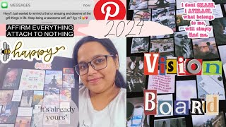 how to make vision board 2024apps for making digital vision boardruchitha vanguriteluguvlogs [upl. by Aman558]