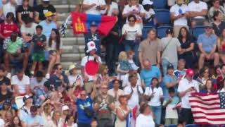 Freed From Desire Singing  Audience Olympic Paris 2024  Soccer game japan vs usa stadium versio [upl. by Hartmunn944]