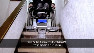 Silla Sube Escaleras Eléctrica PT  Testimonio [upl. by Ariahs]