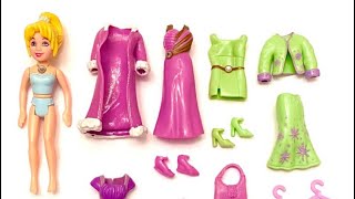 2000 Mattel POLLY POCKET Style Collection Glitter Style Polly 27423 MINI DOLL amp ACCESSORIES [upl. by Nilyahs]