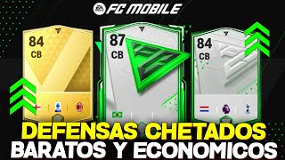 DEFENSAS BARATOS CHETADOS y MUY ROTOS PARA COMPRAR y MEJORAR EL TEAM  FC MOBILE 24 [upl. by Achilles]