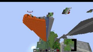 Minecraft simple lava casting flying machine [upl. by Yenittirb]