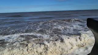 Hornsea suprise waves 280824 [upl. by Ahsilyt]