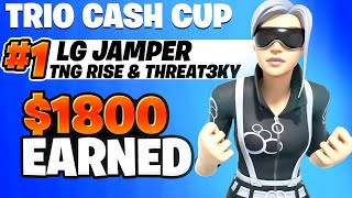 1ST PLACE IN THE TRIO CASH CUP AGAIN 🏆 1800 w Rise amp Threats  LG Jamper [upl. by Alwyn885]