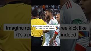 Ramos reaction says it all 🤯 cristianoronaldo cristiano ronaldo spain portugal [upl. by Ylen]