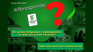 Tenho que PAGAR para estudar no IFB ifbresponde 8 [upl. by Colvin129]