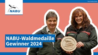 Forstamt Hachenburg erhält NABUWaldmedaille 2024 [upl. by Ardnad96]