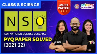 Class 8 NSO Sample Paper  SOF National Science Olympiad Previous Year Question Paper Solved 202122 [upl. by Crompton]