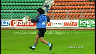 Diego Maradona Could Do Everything With a Football Rare Freestyle [upl. by Riggs830]